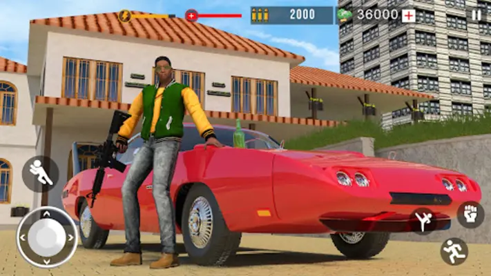 Crime Car City Gangster Shooting android App screenshot 0